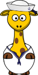 Giraffe Sailor